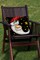 Santa Moon Decorative Christmas Indoor/Outdoor Pillow Cover (set of 2)